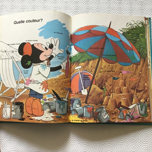 [4/35$] Disney Book Au Royaume des Adjectifs 1976 - Picture 6 of 9